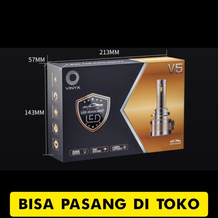 Jual LED VINYX V5 55W H1 H4 H7 H9 H11 HB3 HB4 HIR2 (Not V4 AES Big ...