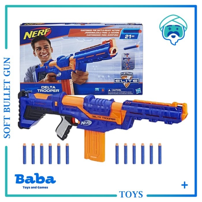 Jual NERF GUN NSTRIKE ELITE DELTA TROOPER ORIGINAL HASBRO NEW