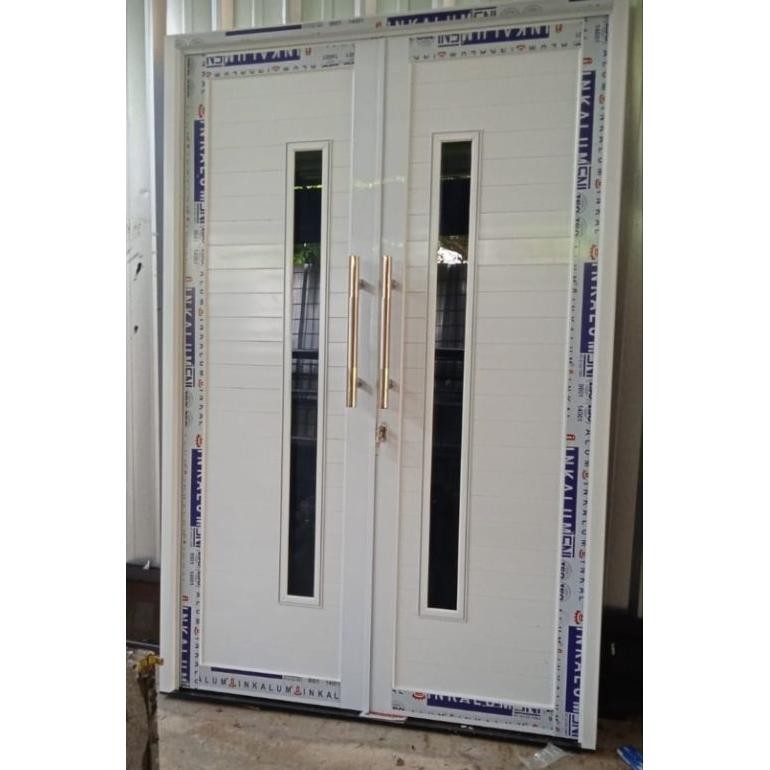 Jual RK JAYA ALUMUNIUM pintu panel aluminium dua daun L 150 x T210 ...