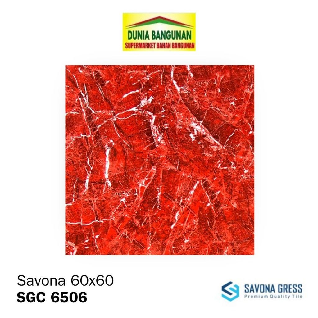 Jual Granit 60x60 Savona Stone Red Granit Lantai Merah Marmer / Granit ...