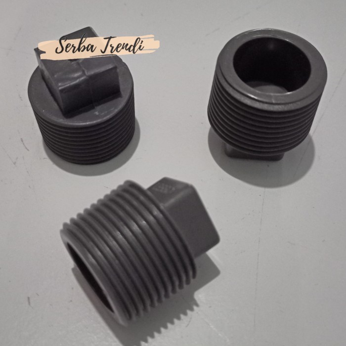 Jual Plug PVC 1/2 inch AW Pralon Dop Drat Luar PVC Fitting PVC Pipa PVC ...