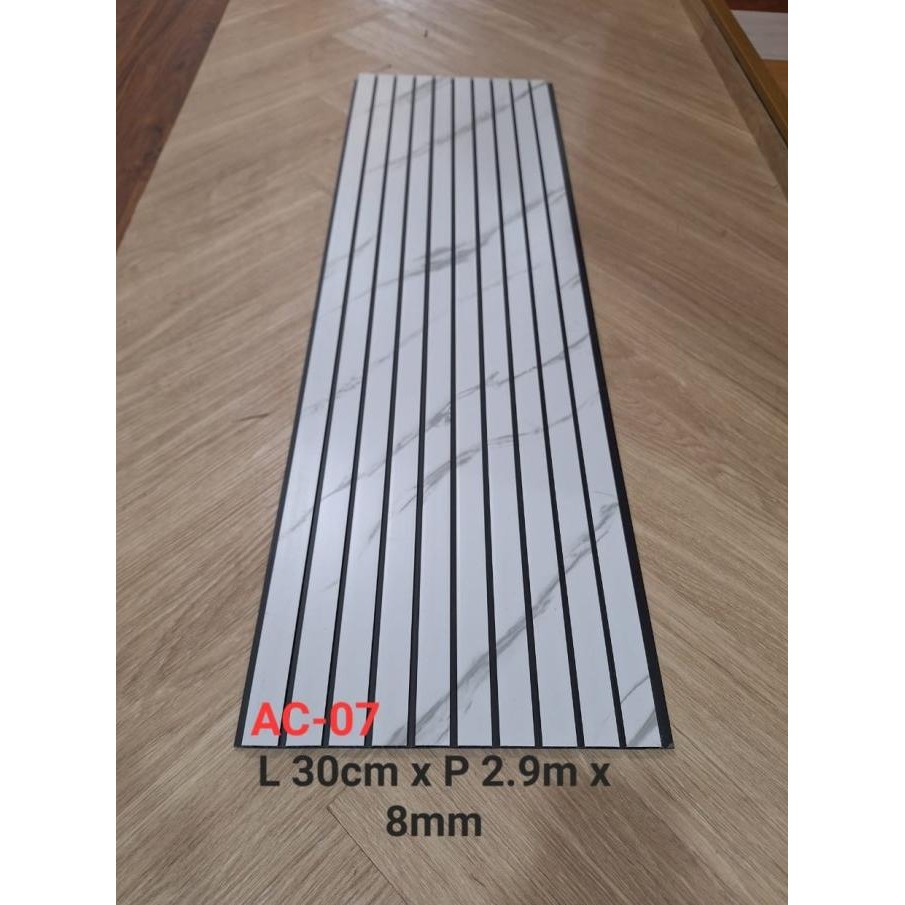 Jual PANEL PVC / WALLPANEL PVC 30cm x 2,9m x 8mm | Shopee Indonesia