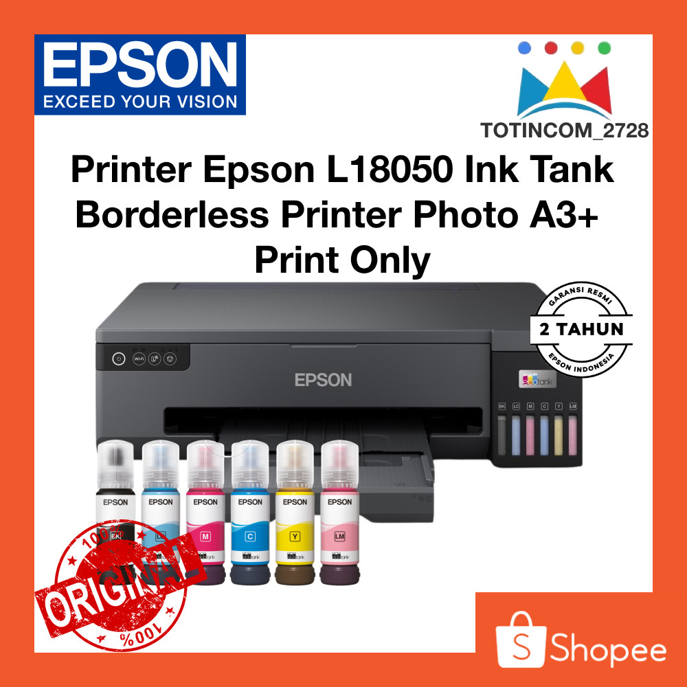 Jual Epson L18050 EcoTank Borderless Printer Photo A3+ Support Wifi ...