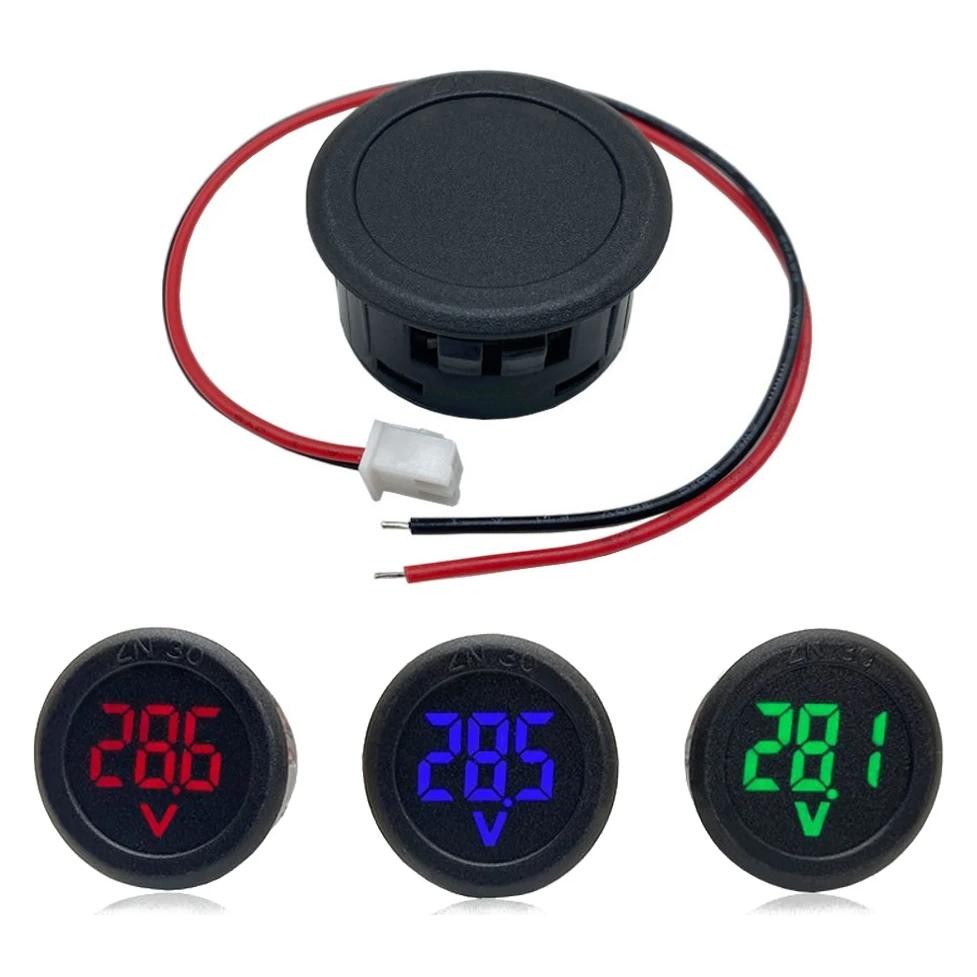Jual Dc 4V-100V Led Display Digital Voltmeter Car Motorcycle Voltage ...