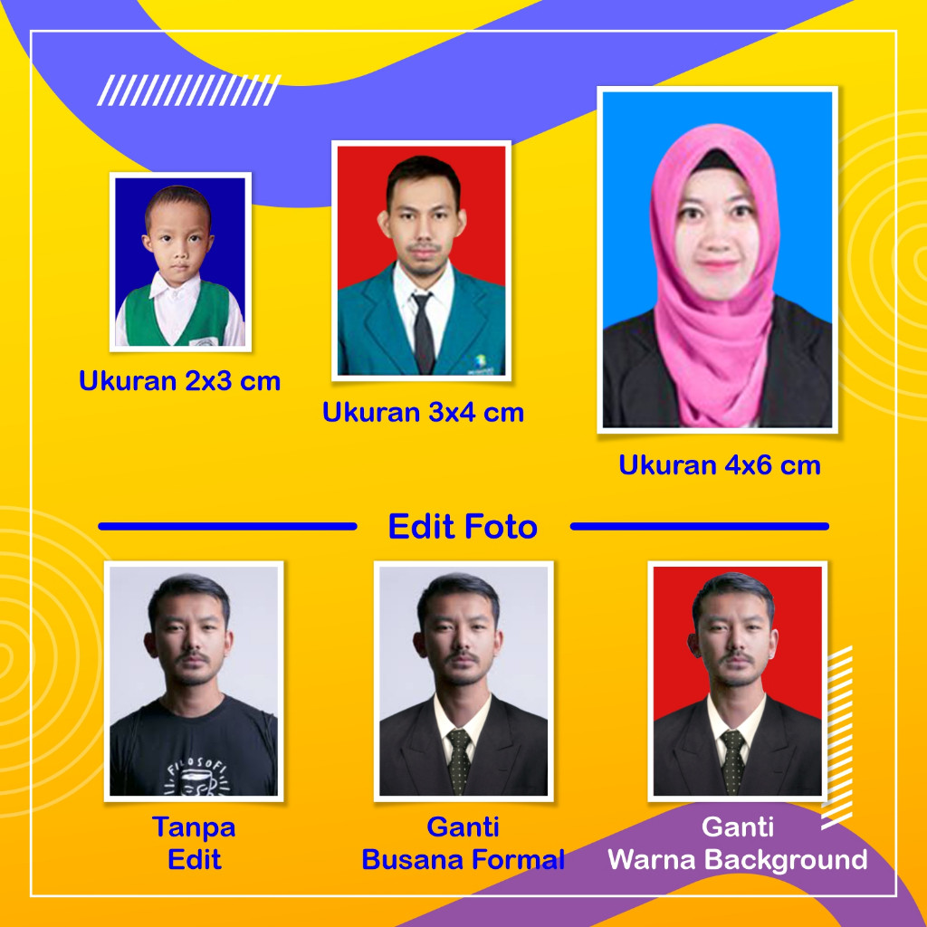 Jual CETAK PASS FOTO GLOSSY PHOTO PAPER UKURAN 2X3 3X4 4X6 | Shopee ...