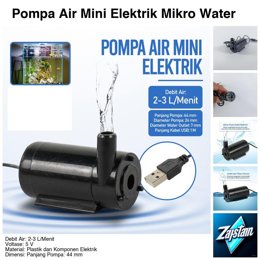 Jual Pompa Air Mini Elektrik Mikro Water Diaphragm Pump USB DC 5V ...