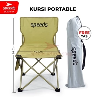 SPEEDS Kursi Lipat Camping Kursi Lipat Outdoor Kursi Gunung Kursi Sauna Bangku Portable 031-13