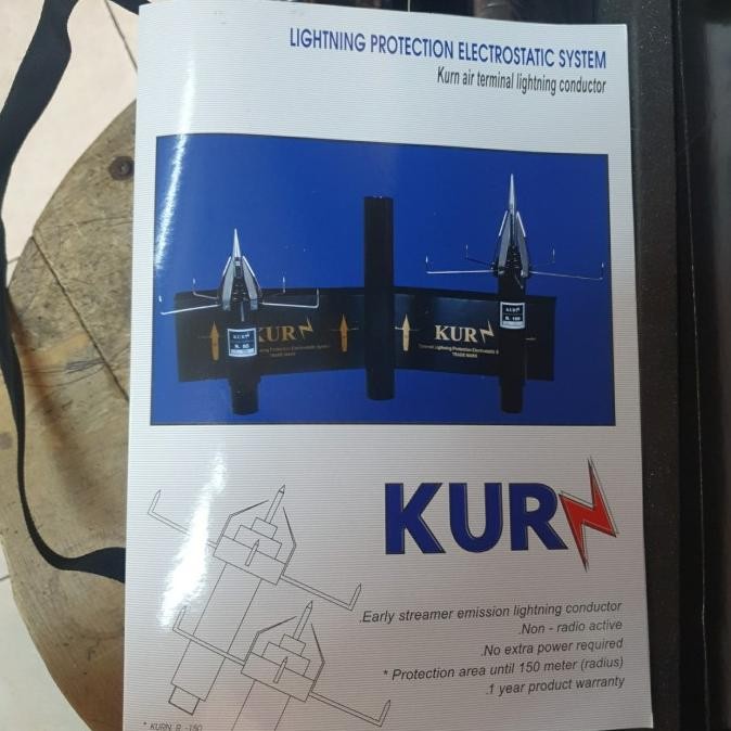 Jual PENANGKAL ANTI PETIR KURN R150 R 150 BOX HITAM 100% ORIGINAL ...