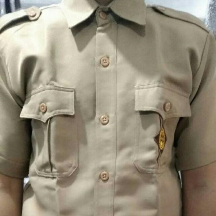Jual Seragam Pramuka Rapilo Big Size Baju Pramuka Guru Kemeja Pramuka ...