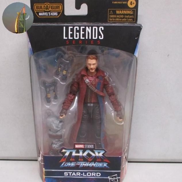 Marvel Legends Series Thor: Love and Thunder Star-Lord Action Figure 6-inch Collectible Toy, 2 Accessories, 1 Build-A-Figure Part