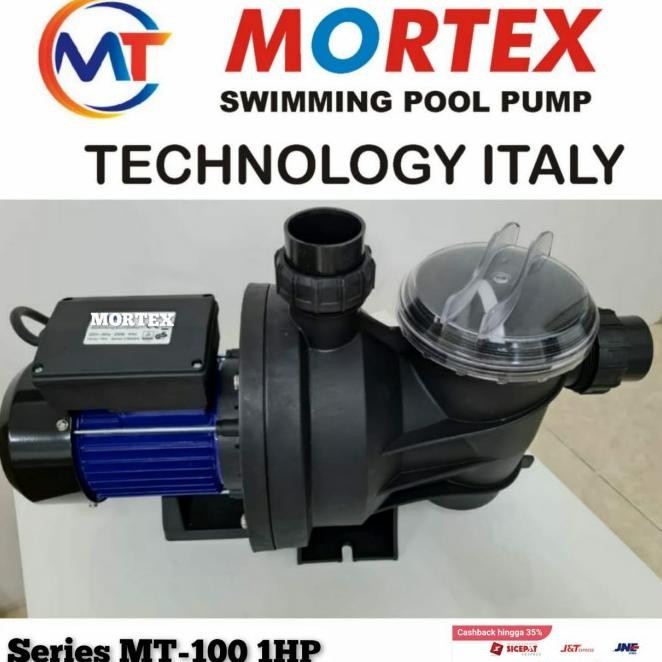 Jual Paket Pompa Kolam Renang Mortex 1Hp Sand Filter Emaux 16