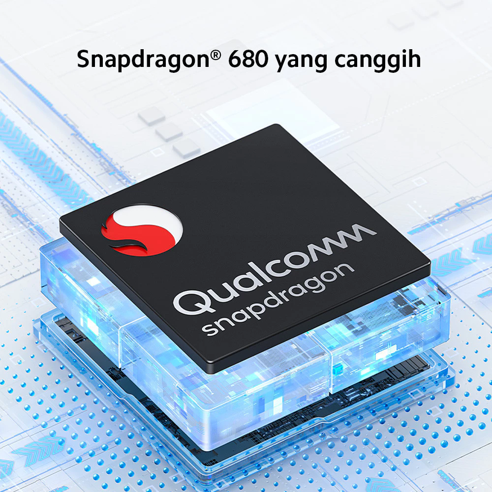 Prosesor: Snapdragon® 680 4G Mobile Platform