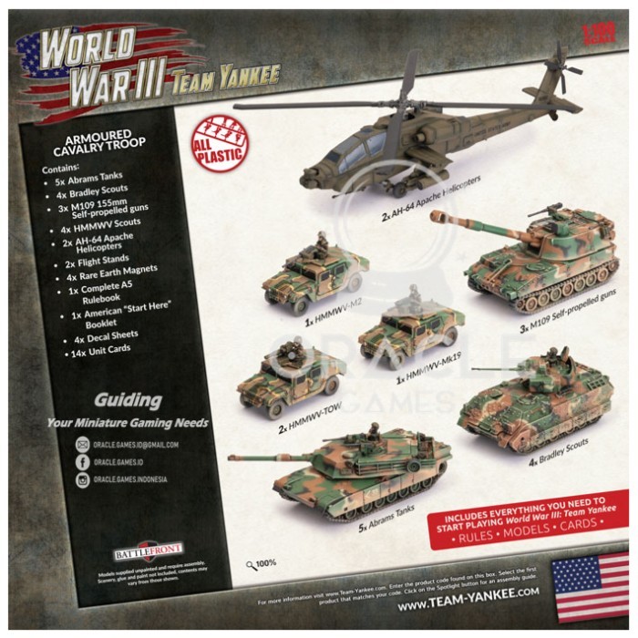Team Yankee – Kit De Démarrage Complet World War III – Forces Américaine Et Soviétique, 15 Ans+, Figurines Plastique à Monter Et Peindre