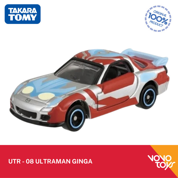 Voiture Miniature Diecast Tomica - Ultraman UTR-12 ARC - Takara Tomy - Environ 6 Cm - Neuf, Modèle Officiel