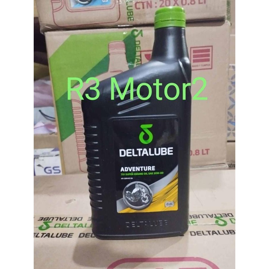 Jual Oli Deltalube Adventure 0.8L 731 Super engine oil SAE 20W-50 ...