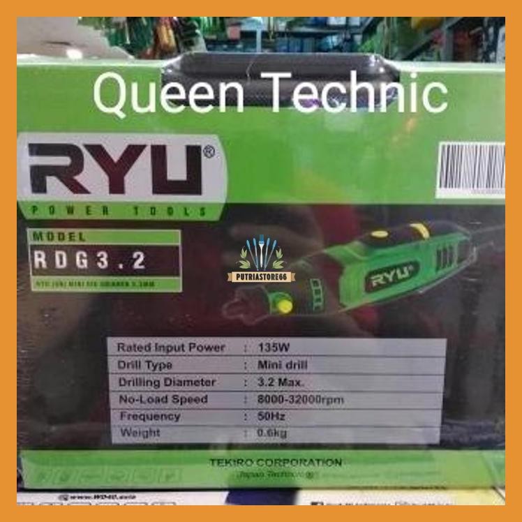 Jual MINI DIE GRINDER RYU RDG 3.2 MINI GRINDER MINI DRILL GRINDER RYU ...