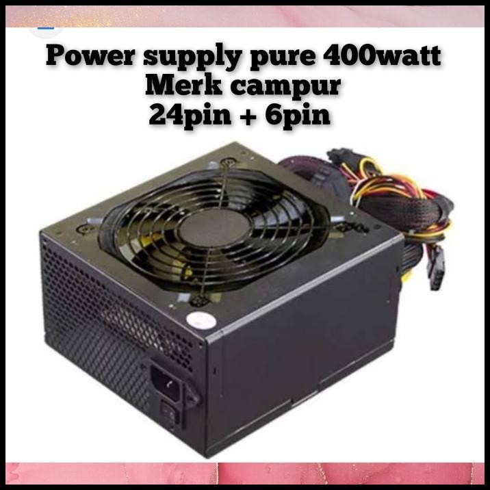 Jual POWER SUPPLY PURE 400/500/600 WATT POWER SUPLAY PURE 400/500/600 ...