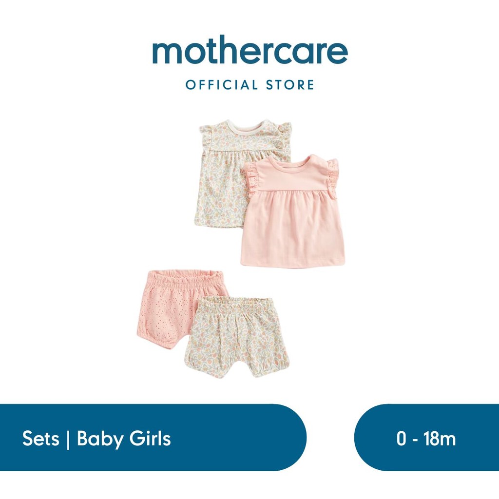 Mothercare 4-Piece Set Tops and Joggers
