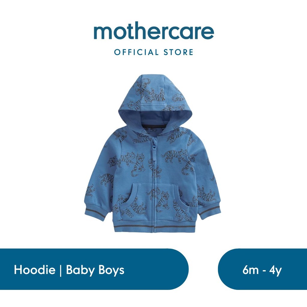 Mothercare Teal Zip-Up Hoody