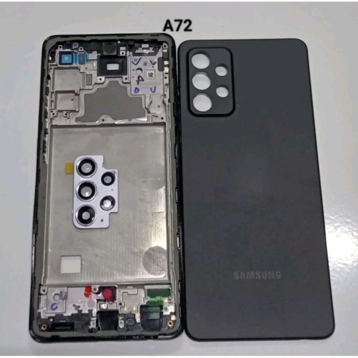 Jual CASING HOUSING BACKDOOR FULL SET SAMSUNG A72 ORIGINAL | Shopee ...