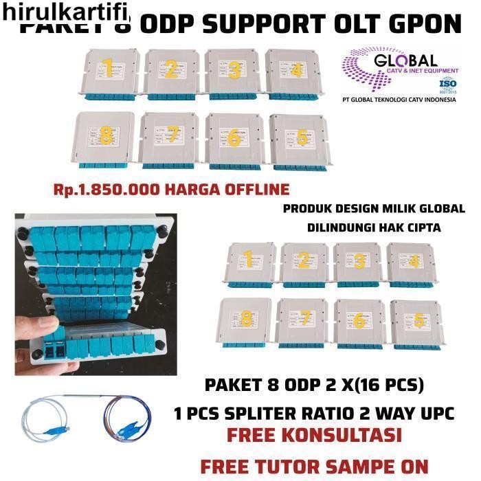 Jual 100% Original PAKET SPLITER 8 ODP SUPPORT OLT GPON | Shopee Indonesia