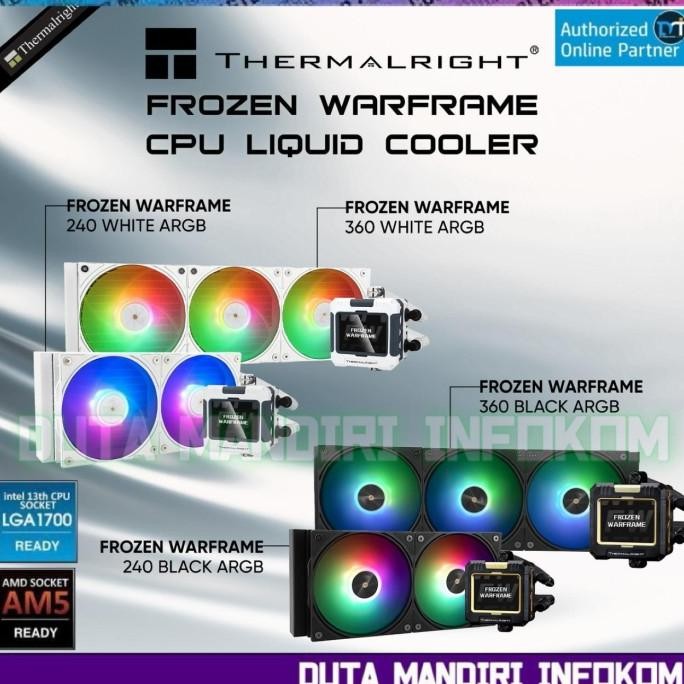 Jual Thermalright Frozen Warframe 240 360 Argb Lcd - Aio Water Cpu ...