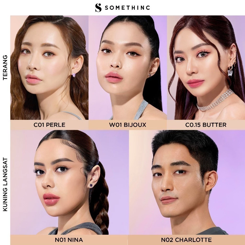 SOMETHINC Copy Paste Tinted Sunscreen SPF 40 PA++++ dan Skin Tint untuk Perlindungan Kulit