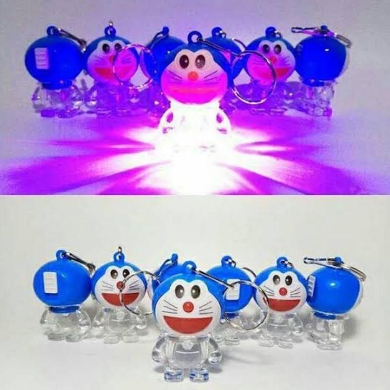 Jual GANTUNGAN KUNCI DORAEMON LED / GANTUNGAN LED DORAEMON / KEY CHAIN ...