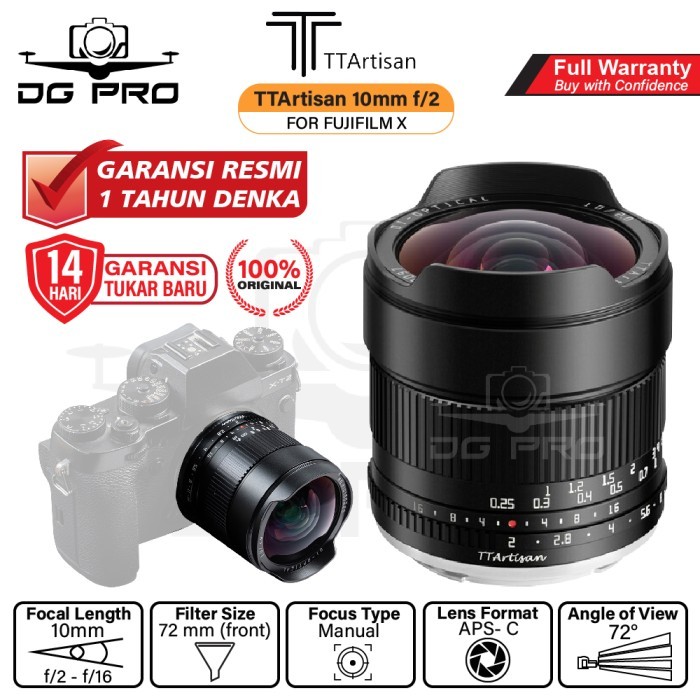 Obiettivo TTARTISAN 10mm F2.0 Per Fuji X Mount - Ultra Grandangolo, Messa A Fuoco Manuale - Foto 10