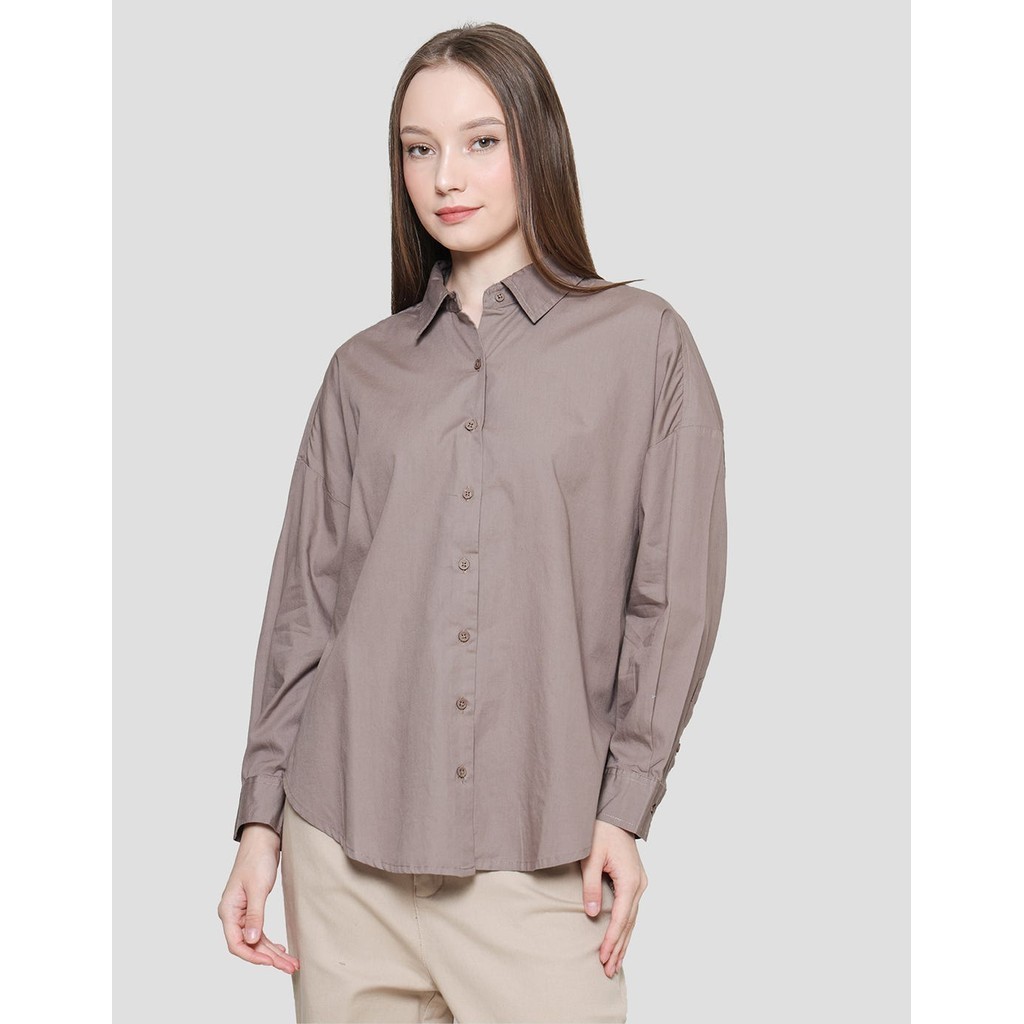 Nevada Kemeja Lengan Panjang Top Stripe Yd main image 0
