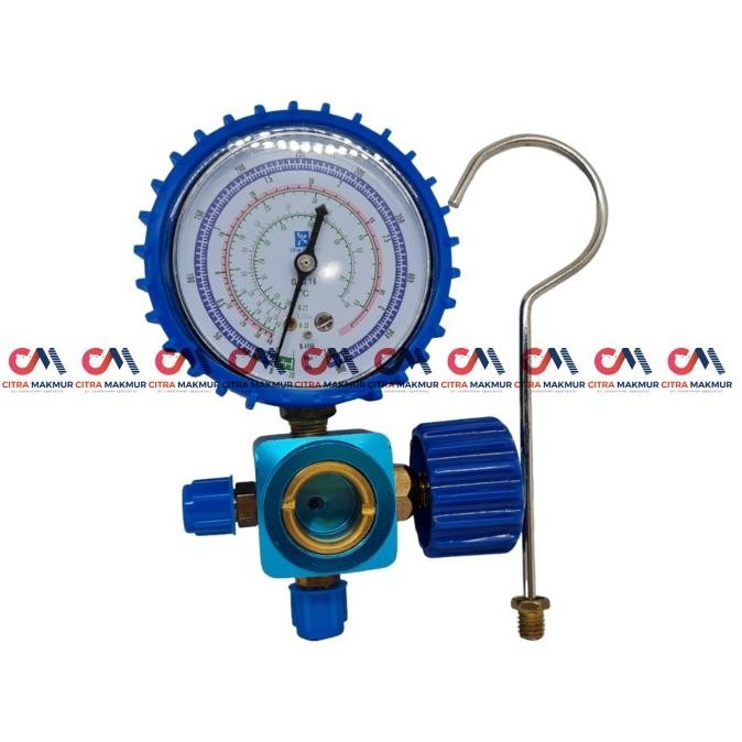 Jual MANIFOLD FREON AC KULKAS SINGLE SIGHT GLASS R22 R32 R410A PRESSURE ...