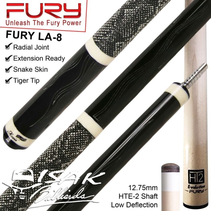 Stylish Faux Snake Skin Billiard Cue Stick main image 1