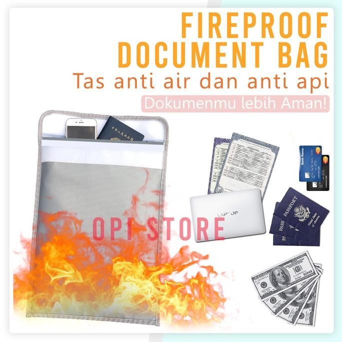 Jual Tas Dokumen Sertifikat Piagam Surat Tanah Anti Air Api Fireproof ...