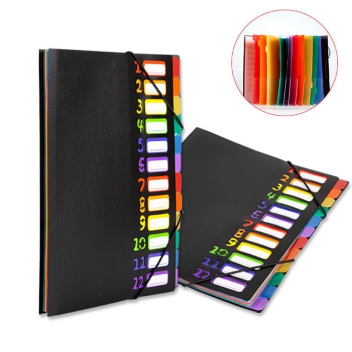 Jual King 12 In 1 Tas Folder Organizer Multi Saku Holder File/Dokumen ...