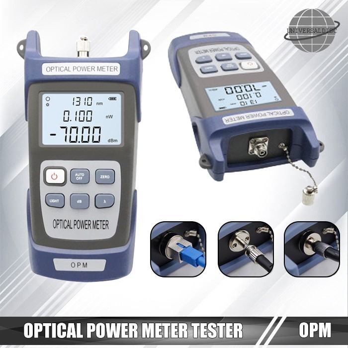 Mini 6 In 1 Optical Fiber Power Meter OPM Fiber Optical RJ45 Cable Tester Visual Fault Locator 30mw Accurate Identification