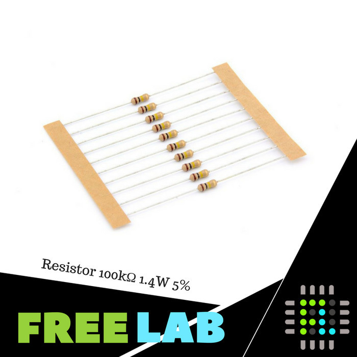 Jual Resistor 100k Ohm 100000 Ohm 1/4 W 5% Sebanyak 10 pcs | Shopee ...