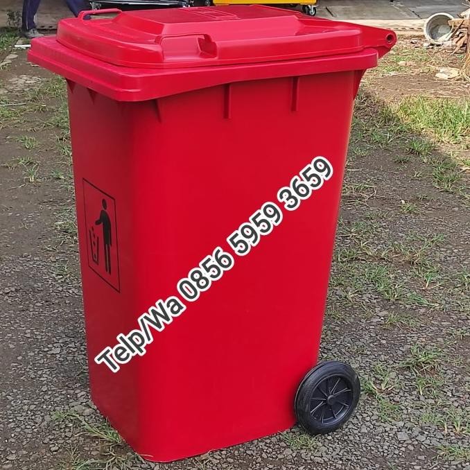 Jual Tempat sampah besar/tong sampah besar roda ukuran 120 Liter ...