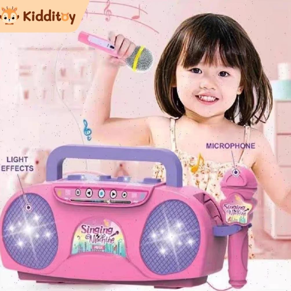 Jual Ufo-2025 Kidditoy Microphone Anak Mainan Karaoke Music Little ...