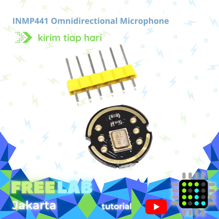 Jual INMP441 Omnidirectional Microphone Module MEMS I2S Interface ESP ...