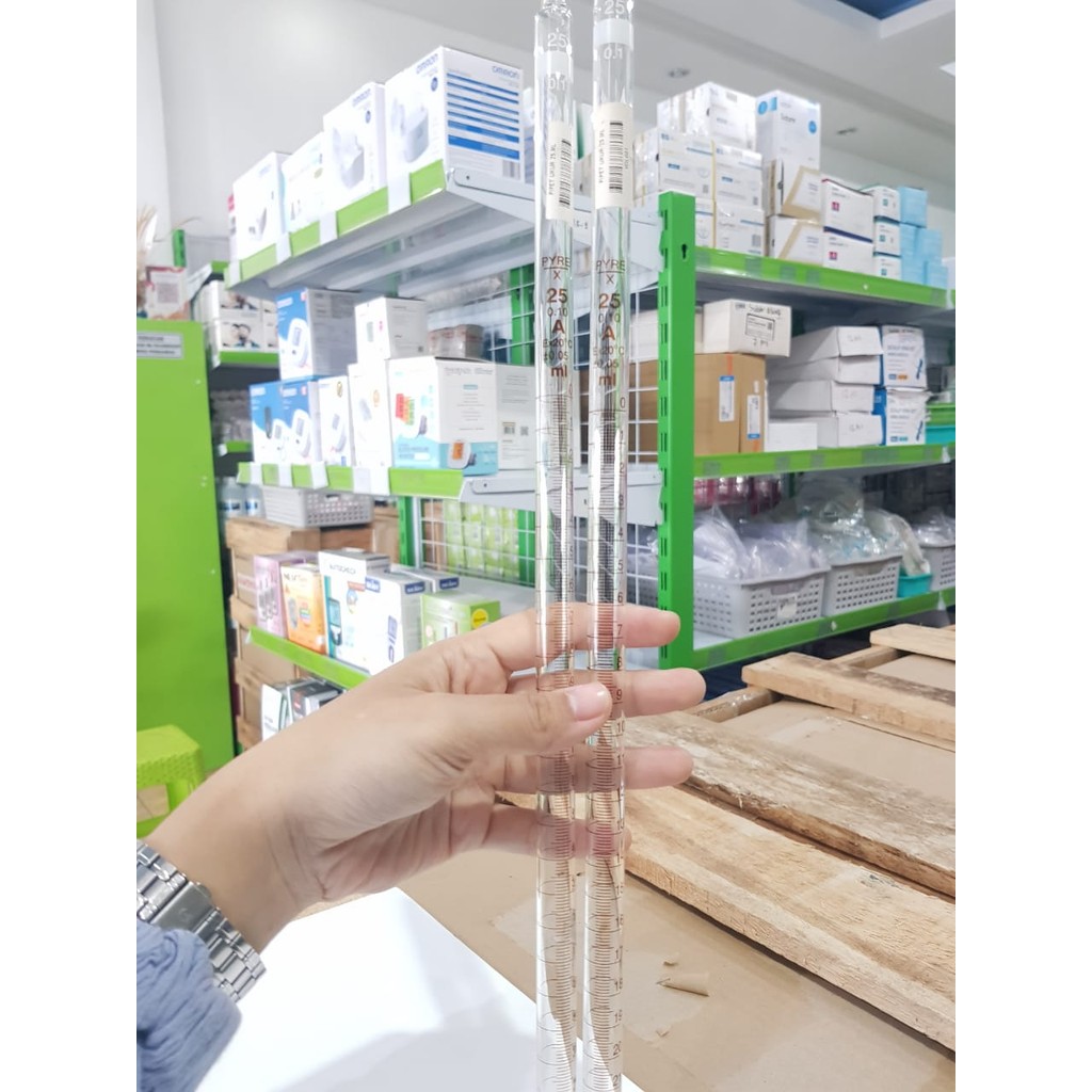 Jual Pipet Ukur Measuring Pipette Pyrex 25 ml | Shopee Indonesia