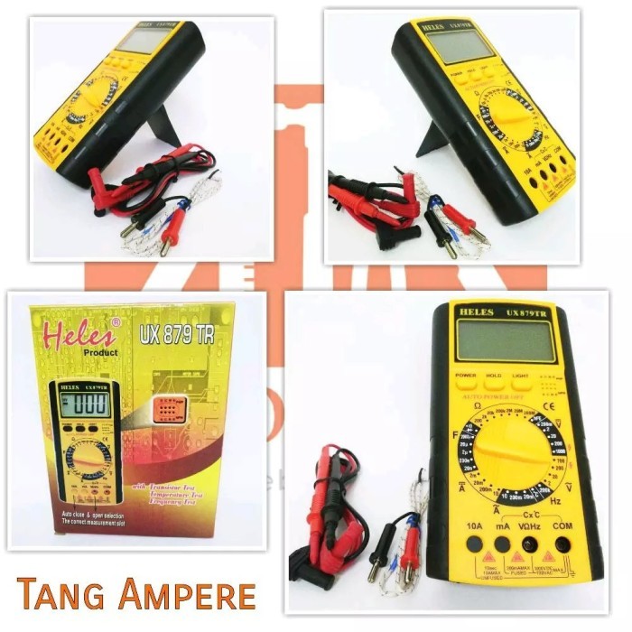 Jual Limited Multimeter - Multitester Digital Heles Ux879Tr | Shopee ...