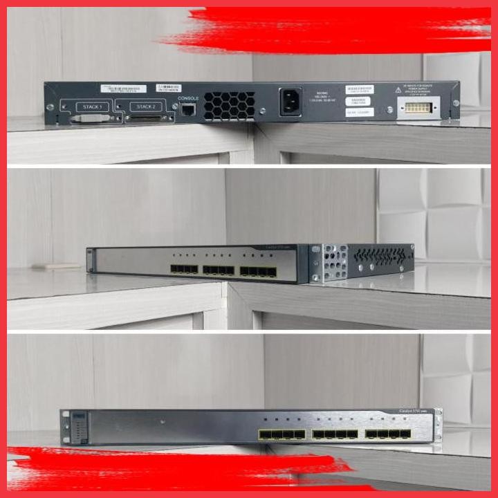 Jual (CVS) CISCO CATALYST 3750 SERIES TYPE SWITCH WS-C3750G-12S V04 ...