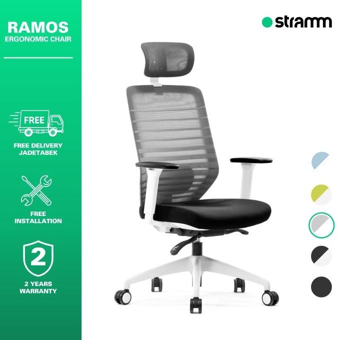 Jual Kursi Kantor Ergonomis Stramm Ramos I Shopee Indonesia