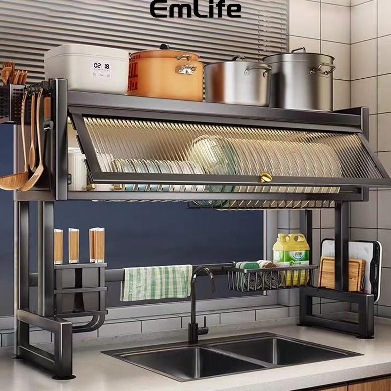 Jual Rak Piring Wastafel Penutup Rak Dapur Wastafel Rak Cuci Piring ...