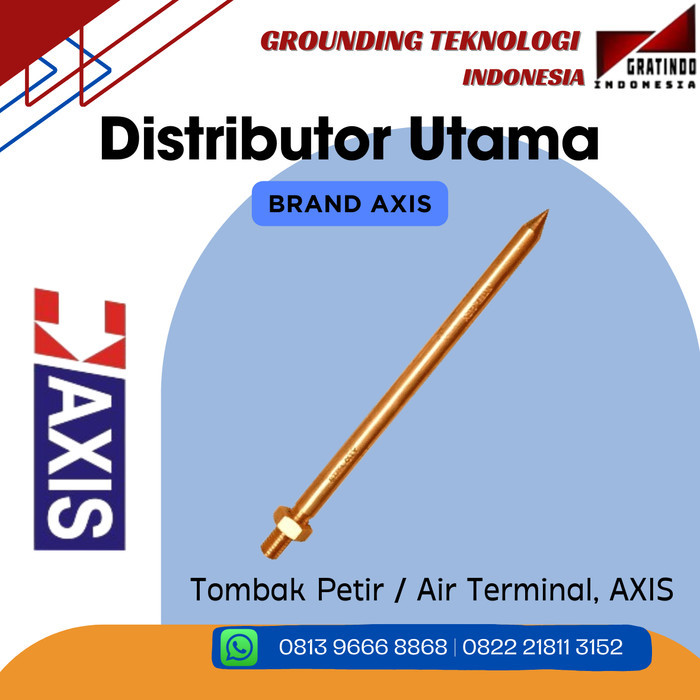 Jual Air Terminal Copper 5/8 X 1000Mm (Import) / Splitzen 5/8