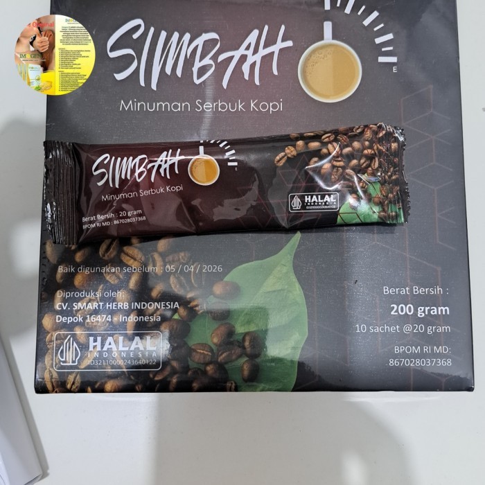 Jual Kopi Simbah Terbaru Siap nambah harga 1 box isi 10 sachet | Shopee ...