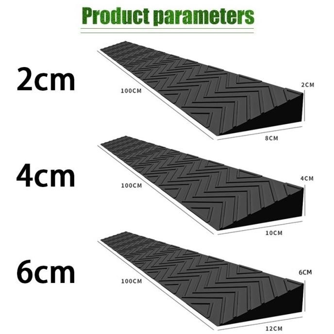 Jual Rubber Ramp Ramp Wheelchair Ramp Dari Bahan Karet Lereng 2cm 4cm ...