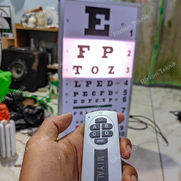 Jual Terbaru Alat Tes Mata Snellen Chart Elektrik Remote Control ...