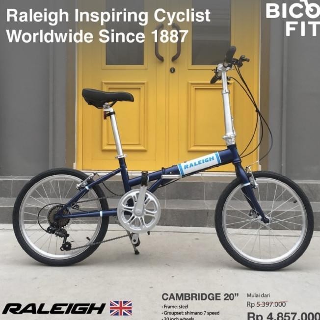 Jual Sepeda Lipat Merk Raleigh Type Cambridge 20