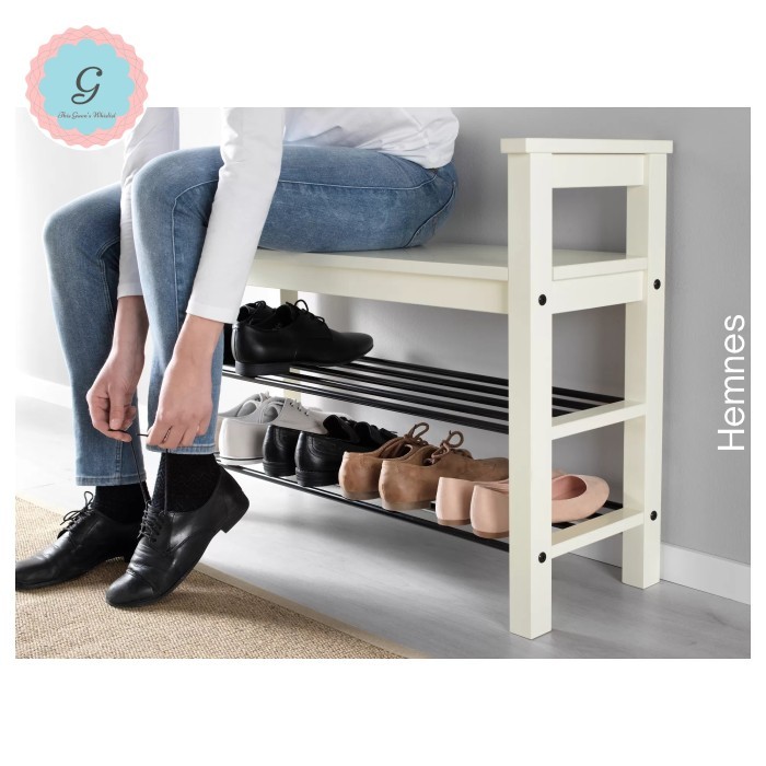 Jual Produk Ready Bangku rak tempat penyimpanan sepatu shoe rack bench ...